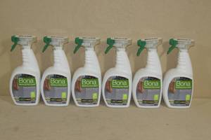 lot 173 image: 6 Bona Hard Surface Floor Cleaner Spray Bottles - 36 Fl Oz