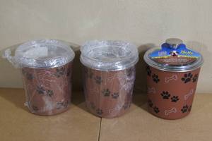 lot 171 image: Dog Treat Canisters