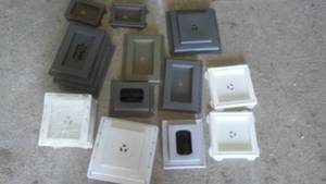 lot 38 image: Variety Of Electrical Siding Plates  Mounts.