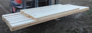 lot 2 image: Knotty Pine 8 In. 10 X 6 Foot Lengths, Actual Usable Measure Is 7 In.