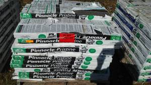 lot 130 image: Atlas Pinnacle Pristine Shingles  Weathered Wood, 36 Bundles