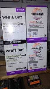 lot 224 image: Grout, 5 Lb. Boxes (4) See pictures for specs.