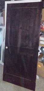 lot 400 image: 36 X 79.5 Door (Standard) Interior. Dark Brown