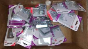 lot 240 image: Zinc L Brackets, Latches & More.