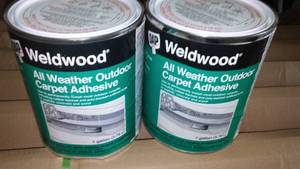 lot 257 image: Gallon Cans DAP Outdoor Carpet Adhesive (3)