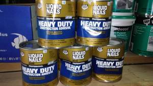 lot 260 image: DAP 5 Quarts Liquid Nails Construction Adhesive