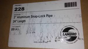 lot 273 image: 24 X 3 in. Venting 50  Stack