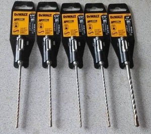 lot 306 image: DeWalt SDS Plus High Performance Drill Bits