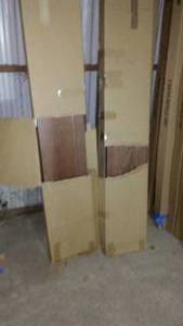 lot 517 image: Bifold Door Medium Wood Complete