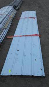 lot 474 image: White Metal Siding Roofing (Over 25) NEW