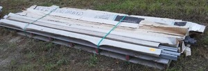 lot 193 image: Boxes Of Vinyl Siding (12 ft 6 in.) and Accessories.