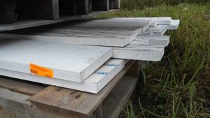 lot 200 image: Azek White Finishing Boards
