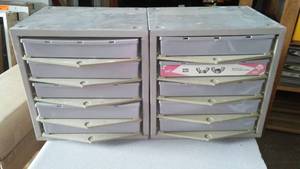 lot 607 image: Metal Parts Drawers & Hardware (2)