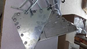 lot 613 image: Display Rack- Cast Aluminum & More.