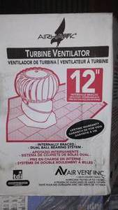 lot 616 image: Airhawk Turbine Vent 12 in.