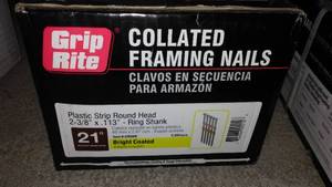 lot 622 image: Collated Framing Nails