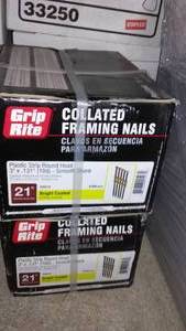 lot 626 image: Collated Framing Nails, 2 Boxes