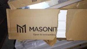 lot 643 image: Masonite Bifold Doors 2 X 12 x 2, White.