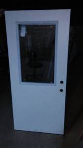 lot 656 image: Exterior 36 in.  Door, Masonite with Window.