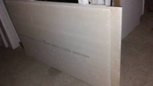 lot 675 image: Fiberock  in.  Backerboard 3 ft. x 5 ft. (qty 4)