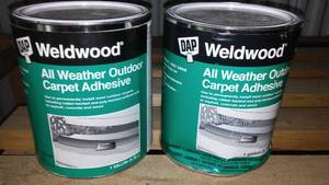 lot 528 image: 2 Gallons All Weather Carpet Adhesive.
