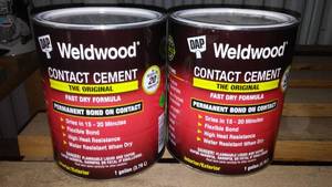 lot 533 image: DAP Contact Cement (2) 1 Gallon Cans