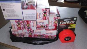 lot 547 image: Light Bub Variety & Lufkin Tape Measure