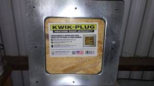 lot 550 image: Kwik Plug Roof Patch Pieces (8)