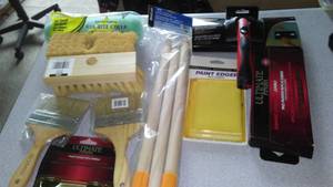 lot 554 image: Painting Supplies, Wallpaper.