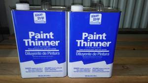 lot 579 image: Paint Thinner, 1 Gallon (2 qty)