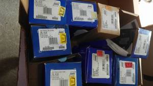 lot 587 image: Misc. Schlage Knob Sets Variety. Some Open Boxes.