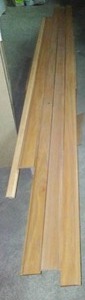 lot 692 image: Oak Base Molding 42 ft. and 8 ft Chair Rail.