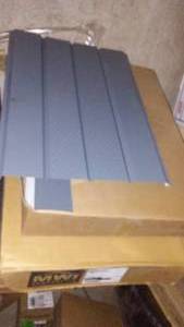 lot 694 image: Pre - Cut 24 in.  Soffit Gray (20 qty)