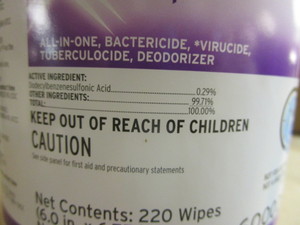 lot 903 image: ECO-LAB DISINFECTANT WIPES - BULK CASES