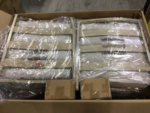 lot 42 image: Mansford Park Aluminum 4-Piece Deep Seating Set with Beige Cushions by Hampton Bay Customer Returns See Pictures