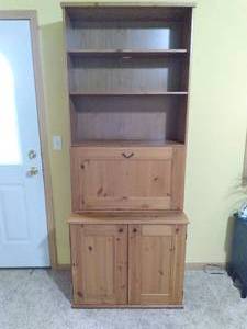 lot 3 image: Lovely Multi-Media CabinetSecretary Desk