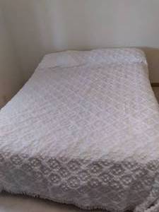 lot 8 image: Full Sized Metal Bed Frame and ALL the Accessories