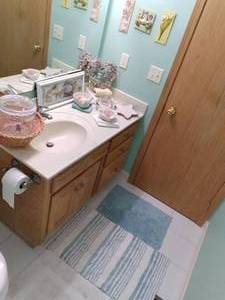 lot 51 image: Bathroom Decor Galore Sea Shell Themed Wall and Counter-Top and More