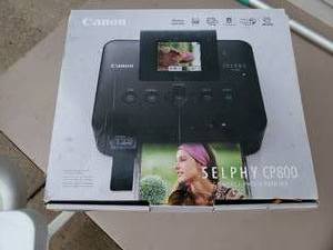 lot 81 image: Cabin Selphy CP800 Compact Photo Printer with Memory Card and USB Capability