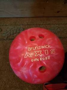 lot 82 image: Set of (2) Bowling Balls Brunswick, Big Hit
