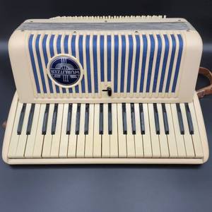 lot 73 image: Vintage Wurlitzer Accordion with Case We Ship Nationwide