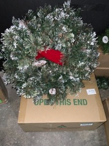 lot 10 image: Various Kinds of National Tree Company Christmas Decor & Wreaths. See Pictures