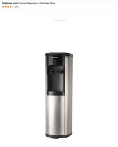 lot 29 image: Frigidaire Water CoolerDispenser in Stainless Steel. See Pictures