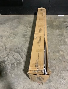 lot 42 image: StyleWell Banwick Natural Finish King Platform Bed (81.42 in. W x 12 in. H). See Pictures