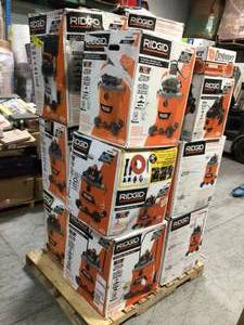 Lot of Assorted Ridgid Shop Vacs Customer Returns See Pictures