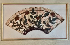 lot 77 image: Flowering Oriental Fan I Numbered Print by Sue Tushingham McNary
