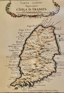 lot 66 image: Fun Framed Map