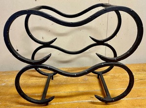 lot 111 image: Wonderful Metal Wine Rack