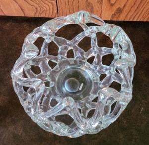 lot 13 image: Unique Glass Vase