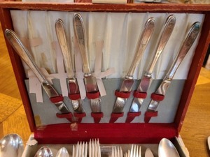 lot 47 image: Community Silver Plate Flatware